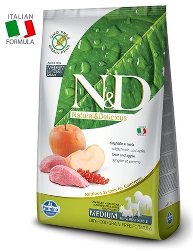 N&D Boar & Apple adult dog food