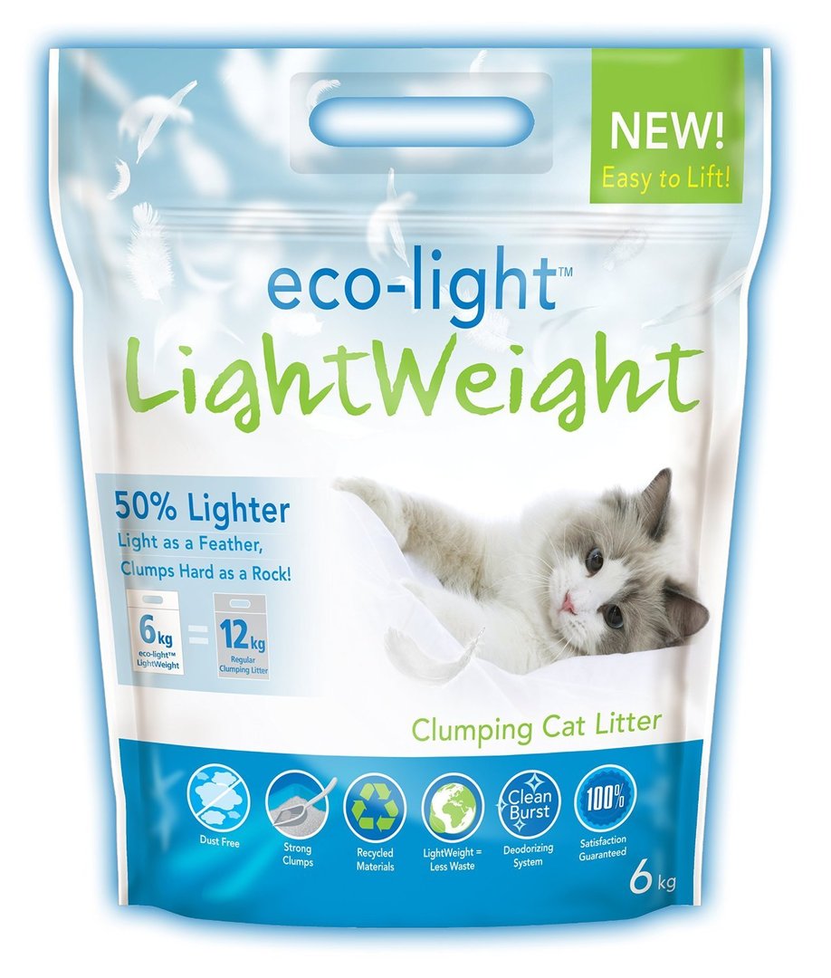Eco-light paakkuuntuva kevyt-mikrohiekka 6 kg.